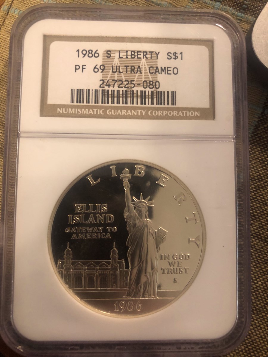 1986 s s$1 statue of liberty