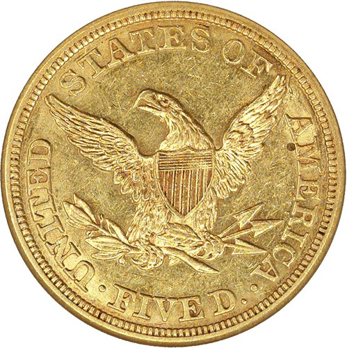 Liberty Head $5 (1839-1908) | VarietyPlus® | NGC