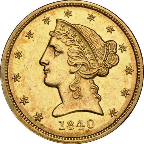 Liberty Head $5 (1839-1908) | VarietyPlus® | NGC
